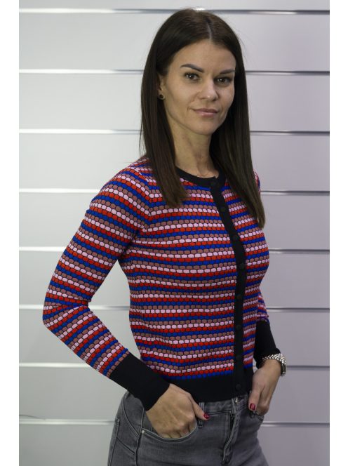 Flora színes kardigán